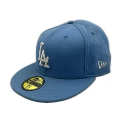 NEW ERA  ニューエラ ベースボールキャップ 59FIFTY Los Angeles Dodgersキャップ メンズ ウール ブルー 中古