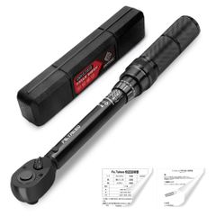 トルクレンチ プレセット型 差込角6.35mm(1/4インチ) 5-25N.m 両回転対応 自動車用、自電車、オートバイ、機械の整備 作業工具 収納ケース・校正証明書・日本語取扱説明書付き