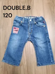 DOUBLE.B　MIKIhouse　デニム　パンツ　ボトムス　長ズボン　ストレッチ　120