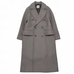 美品 B&Y ユナイテッドアローズ BEAUTY&YOUTH ビューティー&ユース ハミルトン BY HAMILTON WOOL MIX ロング ピーコート チェスターコート アウター S グレー系 1625-144-4725/9 レディース