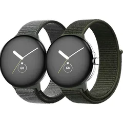 EIHAIHIS コンパチブル pixel watch 3 バンド 41mm/pixel watch2 バンド/pixel watch バンド ナイロン 替えベルト 編組ストラップ マジックテープ 調節可能 通気 軽量 柔らかい メンズ レディース コンパチブ