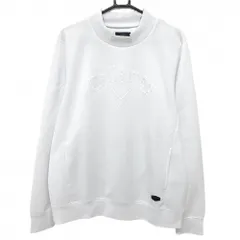 【美品】キャロウェイ ハイネックトレーナー 白 フロントロゴ  メンズ 3L ゴルフウェア 大きいサイズ 2023年モデル Callaway