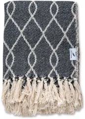 ポッシュリビング マルチカバー 200×140cm MUKT ツイスト スモーク 53309