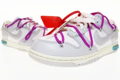 【中古】ナイキ NIKE × OFF WHITE DUNK LOW THE 50 COLLECTION LOT19 26.5?p DM1602-101 ☆AA★▲■250728 ナイキ NIKE × OFF WHITE DUNK LOW THE 50 COLLECTION LOT19 26.5