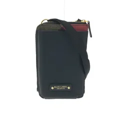 BLUE LABEL CRESTBRIDGE ブルーレーベルクレストブリッジ スマホショルダーポーチ  ロゴ チェック柄 PVC    ブラック レディース / 240001171487