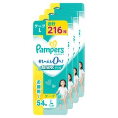 Pampers おむつ テープ L 216枚 - メルカリ