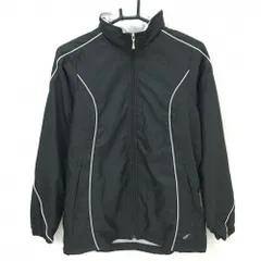 【美品】ミズノ ジャケットブルゾン 黒×白 ブレスサーモ 裾ドローコード フード収納可 SUPERSTAR レディース M ゴルフウェア MIZUNO