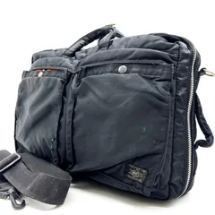 ✨良品✨ Porter ポーター ハンドバッグ ショルダーバッグ ビジネスバッグ 2way タンカー ブラック 黒 ナイロン A4収納可能 ユニセックス 男女兼用 メンズ レディース