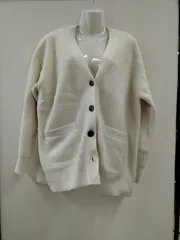GU 　オーバーサイズカーディガン　ホワイト　M