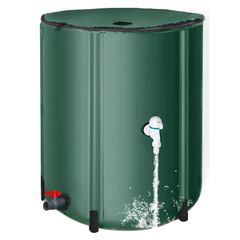 FTWIND雨水タンク 家庭用 集水器 貯水タンク 50L～1000L選択可能 屋外折りたたみ式ポータブル ウォーターバケツ 防災用雨水タンク 屋外用 園芸植物灌漑可能 雨を貯めて節水 貯留タンク 簡単設置 雨水を貯めて節水可能 農業 緊急給水 雨水収集用 (