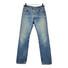 90年代 USA製 Levi's リーバイス 501 デニムパンツ ブルー(メンズ W32 L38)中古 古着 V2195