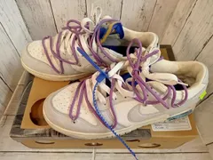 NIKE ナイキ OFF WHITE DUNK LOW 1 OF DM1602-107 スニ-カ- サイズ27.5cm ホワイト スポーツ