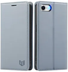 iphone se 第3世代 手帳型ケース se 2020 ケース手帳型 iPhone8 ケース iPhone 7 手帳 iPhone se3 スマホケース カード収納 横置きスタンド機能 全面保護 耐衝撃 カード収 人気 上質 財布型 ライトブルー