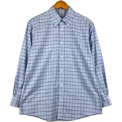古着 ブルックスブラザーズ Brooks Brothers Est.1818 REGENT 長袖 ボタンダウンチェックシャツ メンズM相当/eaa600160