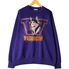 古着 90年代 リー Lee 犬柄 カレッジ キャラクタースウェットシャツ トレーナー USA製 メンズXL相当 ヴィンテージ/eaa593029