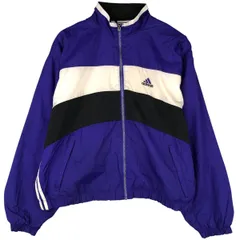 古着 90年代 アディダス adidas バックロゴ ウインドブレーカー メンズL相当 ヴィンテージ/eaa593648