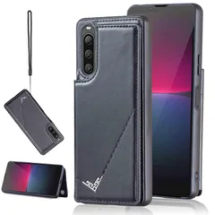 【Aqier】カバー 用 Xperia 10 III Lite XQ-BT44 / docomo SO-52B / au SOG04 / SoftBank A102SO ケースカード （ブラック）ソニー エクスペリア10 iii ライト ドコモso52b ソフ