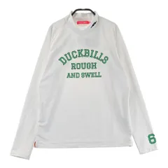 サイズ：L ROUGH&SWELL ラフアンドスウェル 2023年 ハイネック 長袖Tシャツ  ホワイト系 [240101557606] ゴルフウェア レディース ストスト