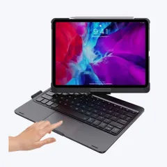 新品 2024/2025年 iPad Air 11 インチ (M3/M2) キーボード ケース 360度回転 タッチパッド付き iPad Air 第5/4世代 10.9 インチ iPadPro11 第4/3/2/1世代 キーボード付き カバー 折畳 一体型 バ