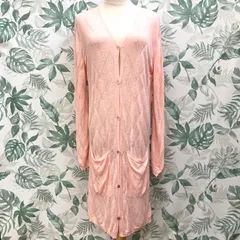 GR1106 MAISON MONTAGUT ロング カーディガン S