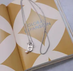 ラリエット　淡水パール　雫　マンテル　ロング　ネックレス