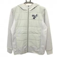 マリクレールスポーツ フード付き切替中綿ジャケット ライトグレー 身頃中綿 レディース L ゴルフウェア marie claire