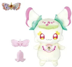 [バンダイ(BANDAI)] キミとアイドルプリキュア♪ まねっこアイドル♪おめめぱちぱちプリルン（特典：プリキュアキラルンリボン キュアズキューン＆ [【特典付】おめめぱちぱちプリルン(プリキュアキラルンリボン キュアズキューン&キュアキッスver.付属)]