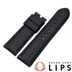 【値下げ】美品〜PANERAI パネライルミノール44㎜用アリゲーターストラップ パネライ 】【店頭在庫情報】純正ベルト アリゲーターヌバックブルー