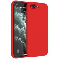 iPhone 8 Plus용 케이스 iPhone 7 Plus용 케이스 실리콘 내충격 얇은 슬림 소프트 커버 얇고 경량 일체형 렌즈의 전면 보호 찰과상방 미군 MIL 규격 취득 무선 충전 전면 보호 커버 아이폰 7P/8P용 케이스