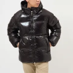 ピレネックス PYRENEX メンズダウンジャケットステン メンズアウター ダウンブルゾン フーディ フルジップ STEN DOWNJACKET HUY022 P0009 BLACKのサムネイル