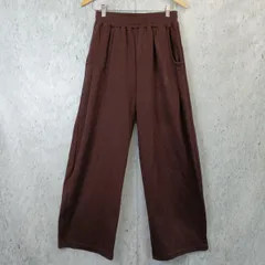 JEANASiS ジーナシス スウェットコクーンタックパンツ ブラウン サイズF レディース □□
