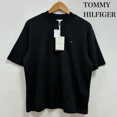 TOMMY HILFIGER トミーヒルフィガー Tシャツ 半袖 Anissa Relaxed High Neck Top SS ワンポイント 胸ロゴ 刺繍 ハイネック Tシャツ WW27905 タグ付き