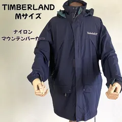 ✨ TIMBERLAND ティンバーランド M ナイロン マウンテンパーカー ネイビー 紺 フーディ 撥水加工 ✨