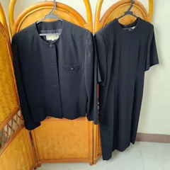 ●pierre cardin / ピエール・カルダン フォーマル ワンピース＆ジャケット セット 黒 サイズ：13 使用数回、クリーニング済