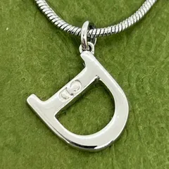 DIOR CDロゴ シルバーネックレス 043877