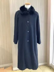 ROSASE CLUB ファー付きロングコート　Mサイズ　レディース　美品