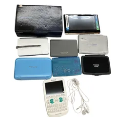 186001 ジャンク品 Canon　CASIO　Bennese 電子辞書 9点まとめ売り