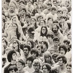 古今東西 手ぬぐい ウッドストック フェスティバル　約75cm 35cm