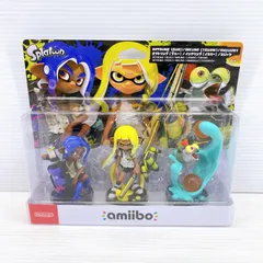 ■任天堂 amiibo トリプルセット[インクリング【イエロー】/オクトリング【ブルー】/コジャケ](スプラトゥーンシリーズ) 未開封品■