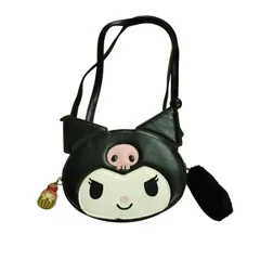 X11158 フェイス型ポシェット サンリオ ゲーム おもちゃ グッズ キャラクターグッズ バッグ ポーチ クロミ マイメロディキーホルダー