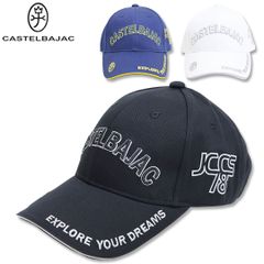 新品タグ付 CASTELBAJAC カステルバジャック キャップ黒 ゴルフ 帽子