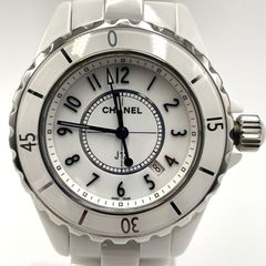 CHANEL J12 ‼️9P✨ホワイトセラミック✨シェル極美品❗️リペアから 