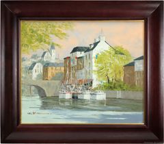 ベルナール・ガントナー リトグラフ 版画『森の池』 絵画 - メルカリ