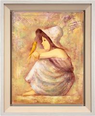 ベルナール・ガントナー リトグラフ 版画『森の池』 絵画 - メルカリ