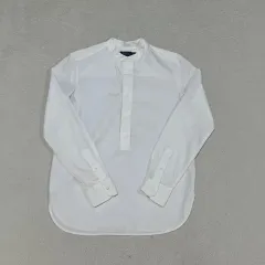 XS新モデル ポロ ラルフローレン レディース ヘンリーネック 長袖 ドレス シャツ 1107