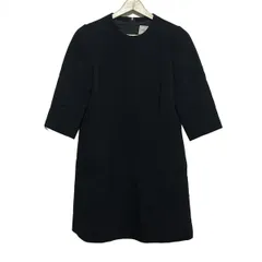 FOXEY(フォクシー) ワンピース サイズ40 M レディース - 34569 黒 七分袖/ロング