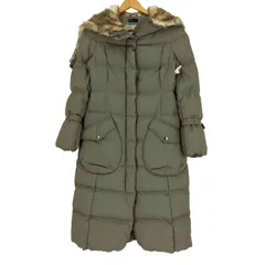 ベネトン BENETTON ジップアップ ファー ダウンコート レディース  40のサムネイル