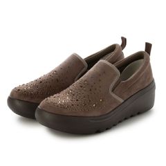 KITSON 키트슨 후저 웨이브 구두창 경량 슬립온 TAUPE