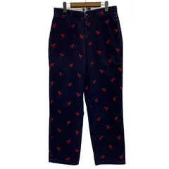 ポロラルフローレン POLO RALPH LAUREN 90's ロブスター刺繍 コーデュロイパンツ USA製 ボトムスその他 ネイビー 32/32サイズ 201MB-1188 VB