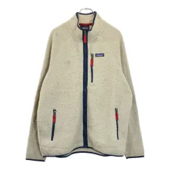 patagonia パタゴニア レトロパイル フリースジャケット アウトドア アイボリー(メンズ XL)中古 古着 v2213